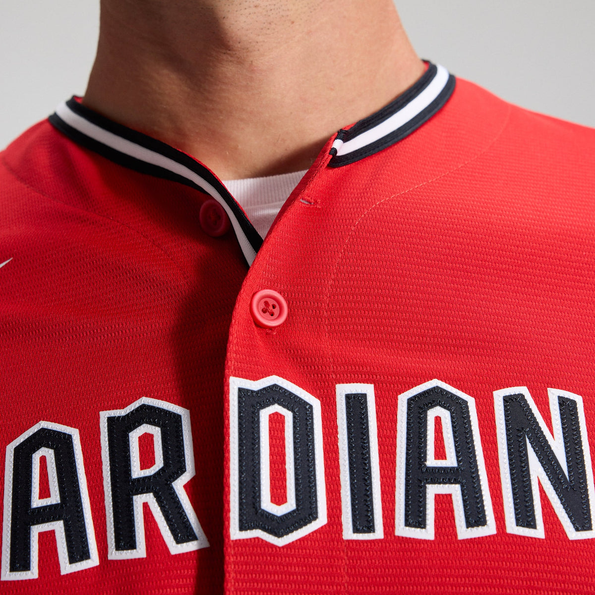 Men's  Cleveland Guardians  Nike Red Alternate 2 Replica Jersey