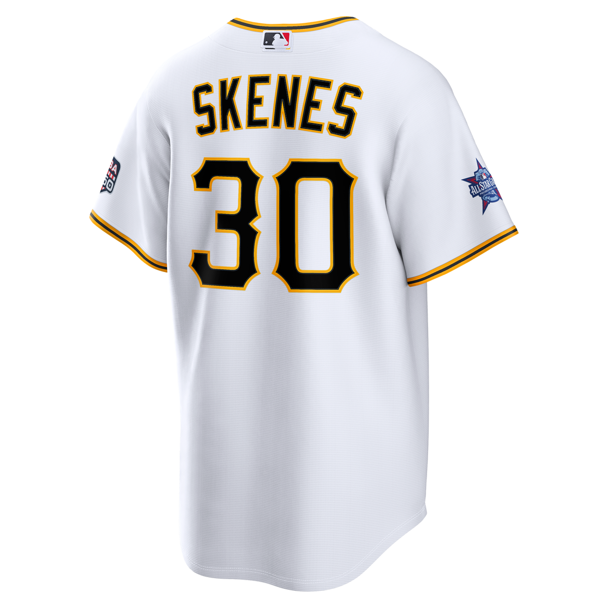2026 All-Star Game Men's Pittsburgh Pirates Paul Skenes Nike White Replica Jersey