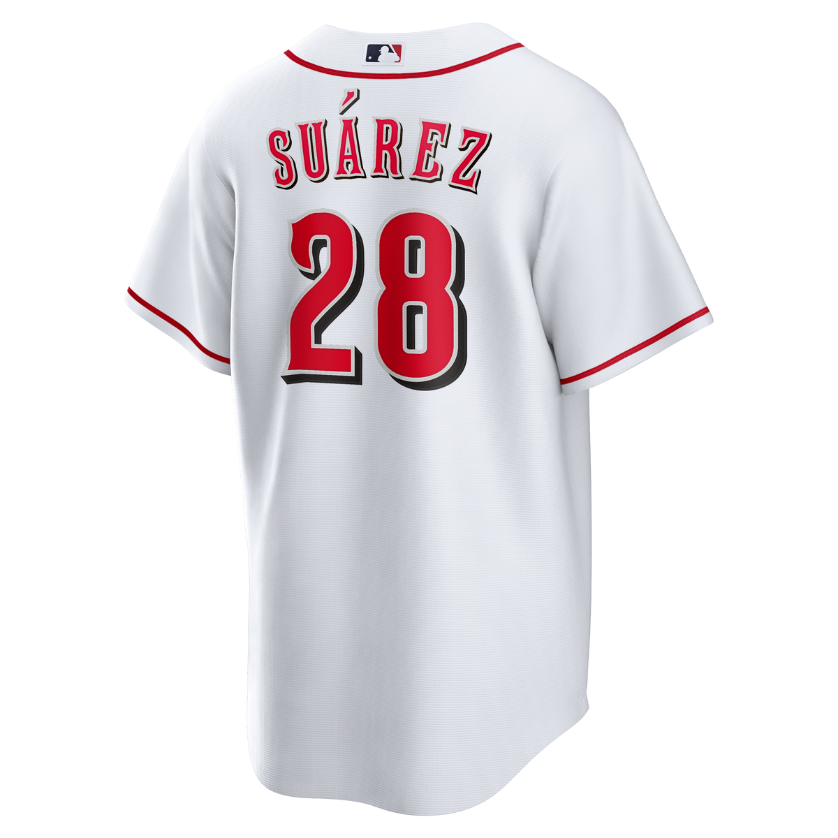 Men's Cincinnati Reds Eugenio Suárez Nike White Home Replica Jersey