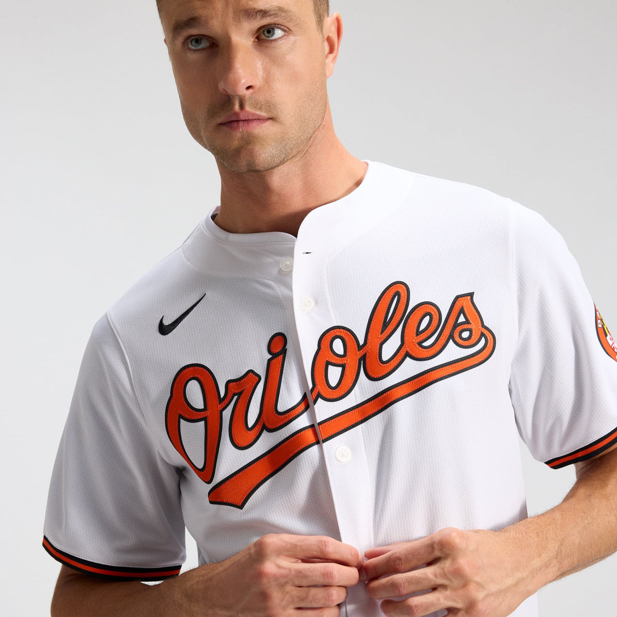 Men's Baltimore Orioles Nike Gray Road Limited Jersey