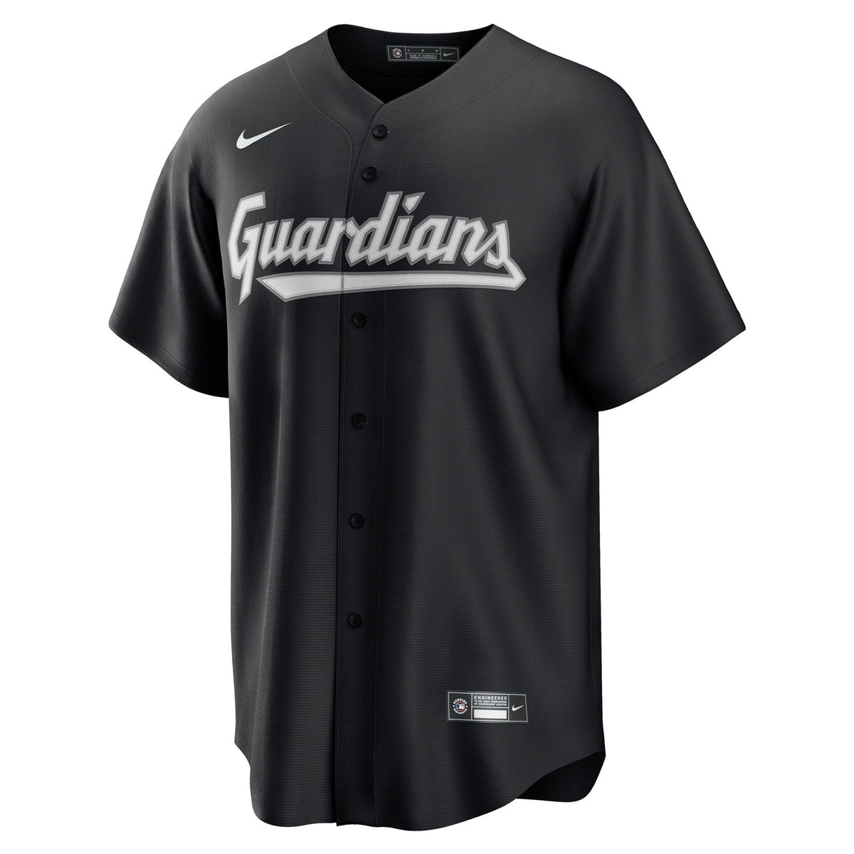 Men's Cleveland Guardians  Nike Black Replica Jersey