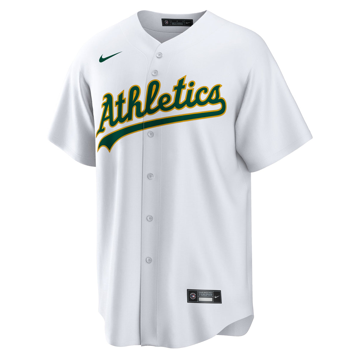 Men's Athletics Luis Severino Nike White Home Replica Jersey