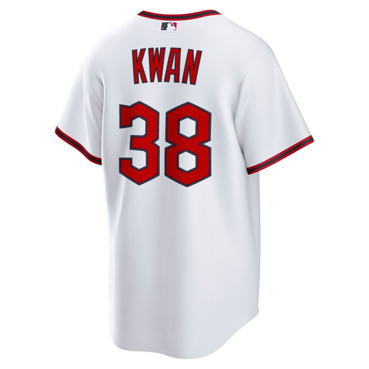 Men's Cleveland Guardians Steven Kwan Nike White Home Replica Jersey