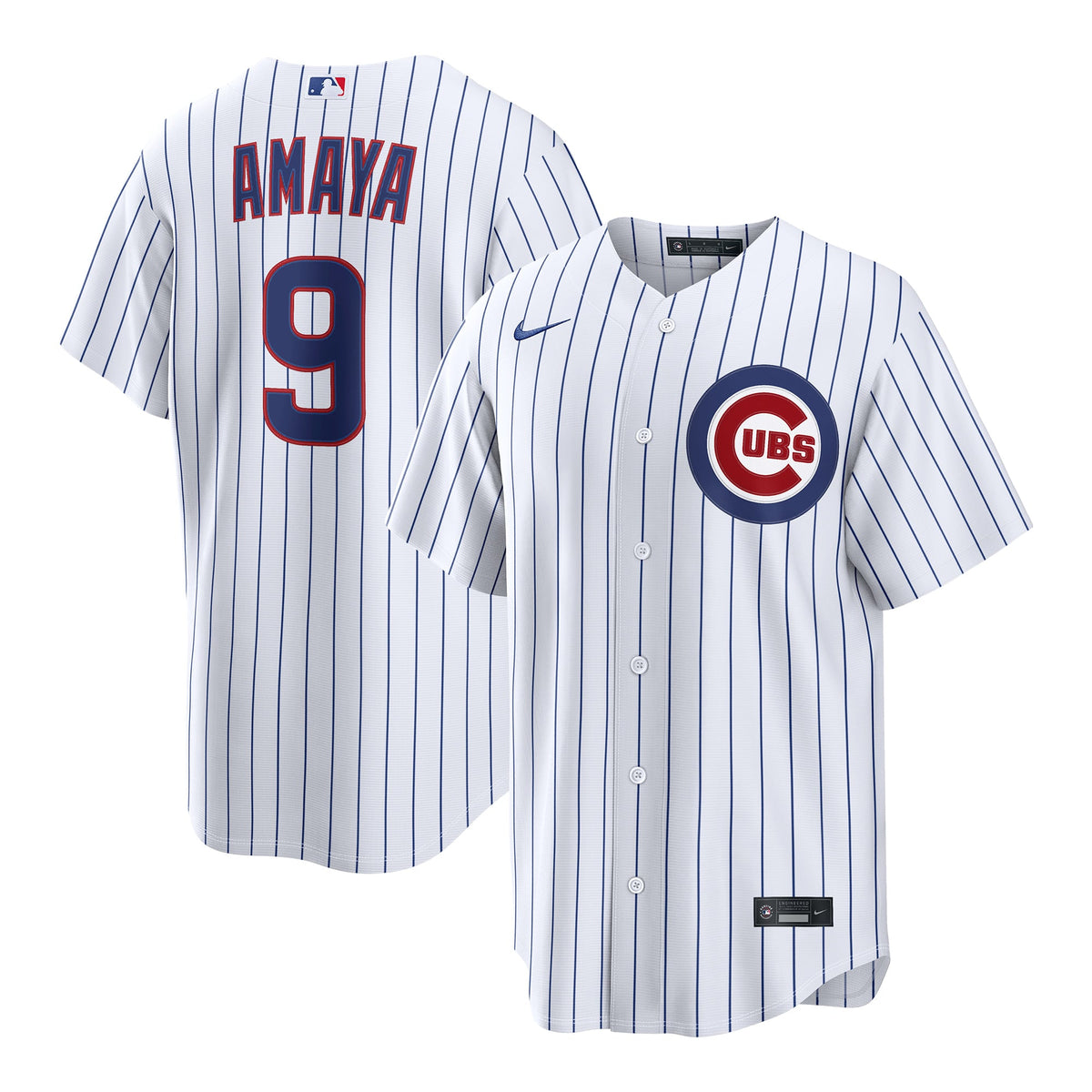 Men's Chicago Cubs Miguel Amaya Nike White Home Replica Jersey