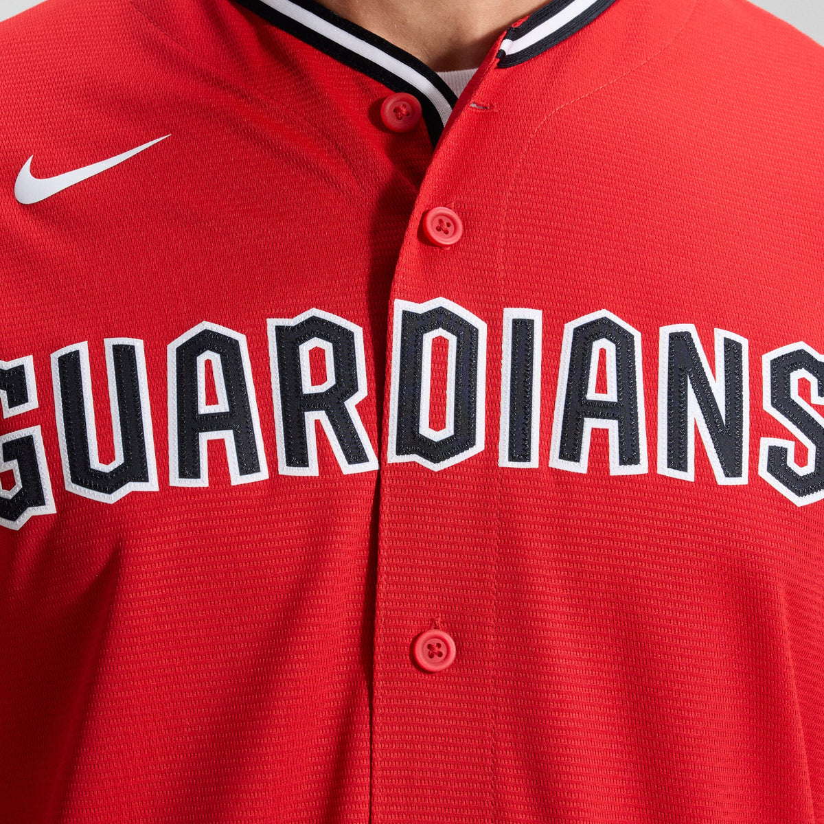 Men's  Cleveland Guardians  Nike Red Alternate 2 Replica Jersey