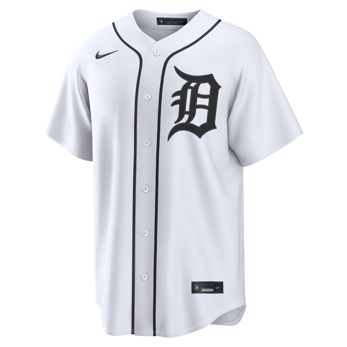 Men's Detroit Tigers Max Clark Nike White Home Replica Jersey