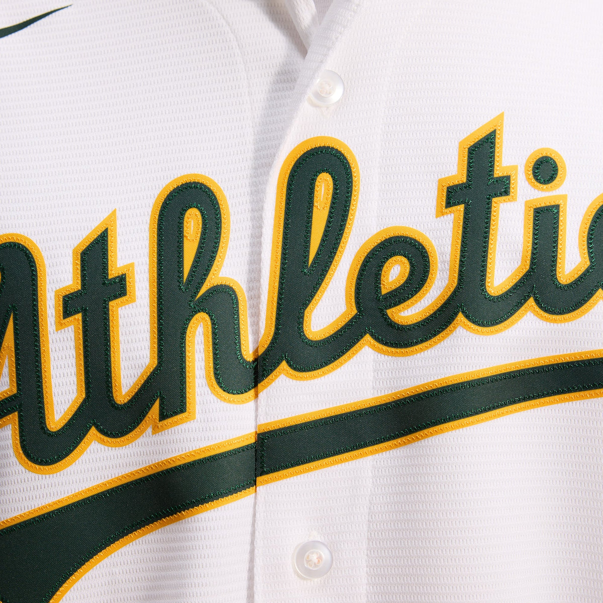 Men's Athletics Nike White Home Replica Team Jersey