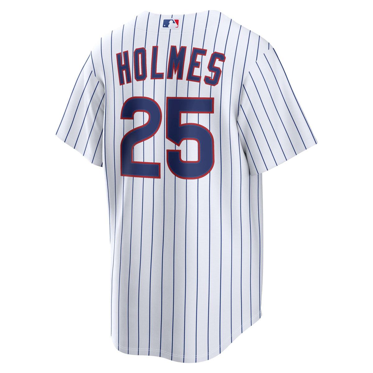 Men's Chicago Cubs Clay Holmes Nike White Home Replica Jersey