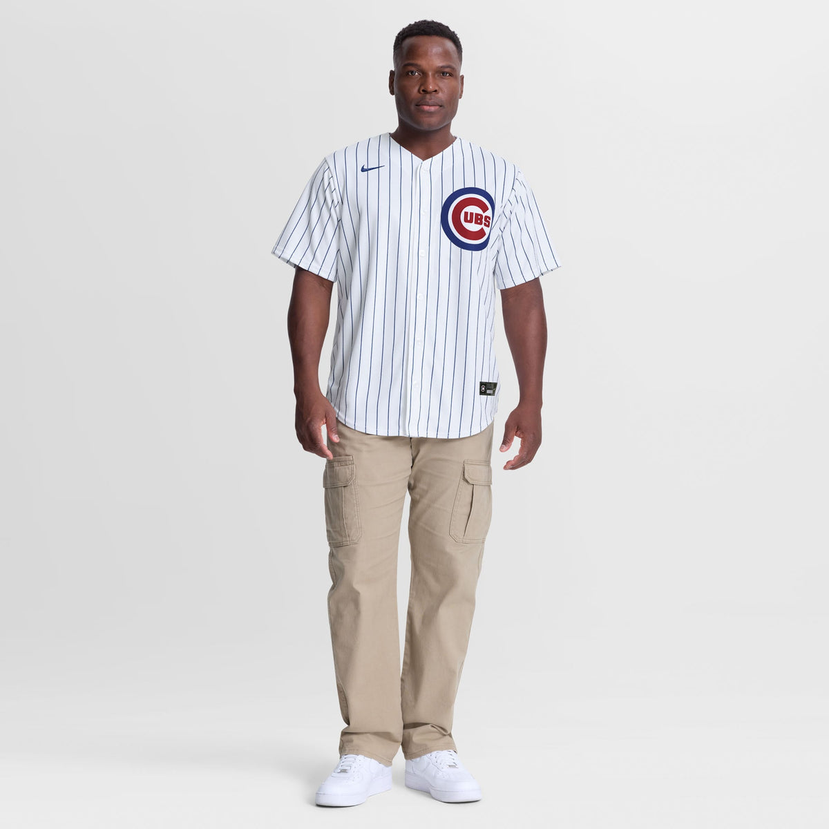 Men's Chicago Cubs Tyrone Taylor Nike White Home Replica Jersey