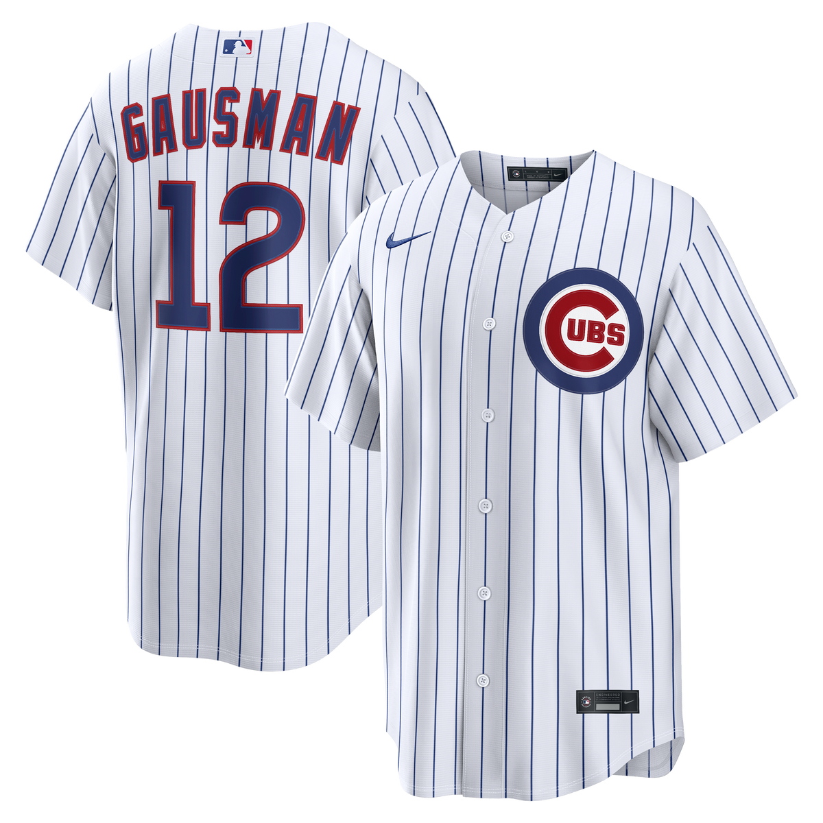 Men's Chicago Cubs Kevin Gausman Nike White Home Replica Jersey