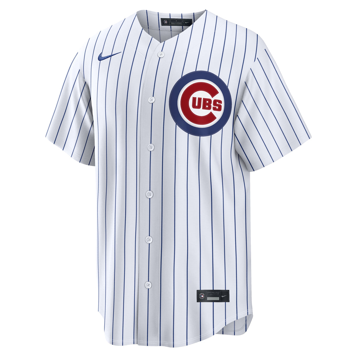 Men's Chicago Cubs Nike White Home Stadium Custom Jersey