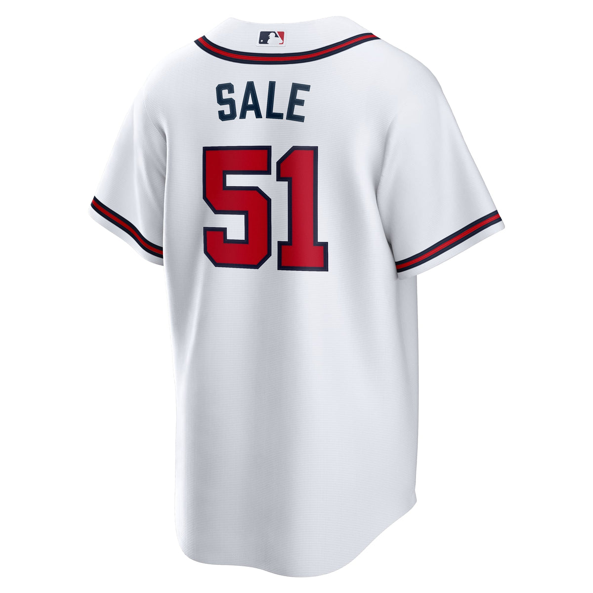 Men's Atlanta Braves Chris Sale Nike White Home Replica Jersey