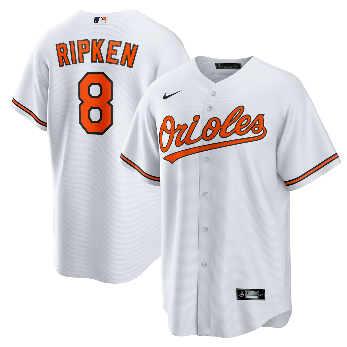 Men's Baltimore Orioles Cal Ripken Jr. Nike White Home Retired Player Replica Jersey