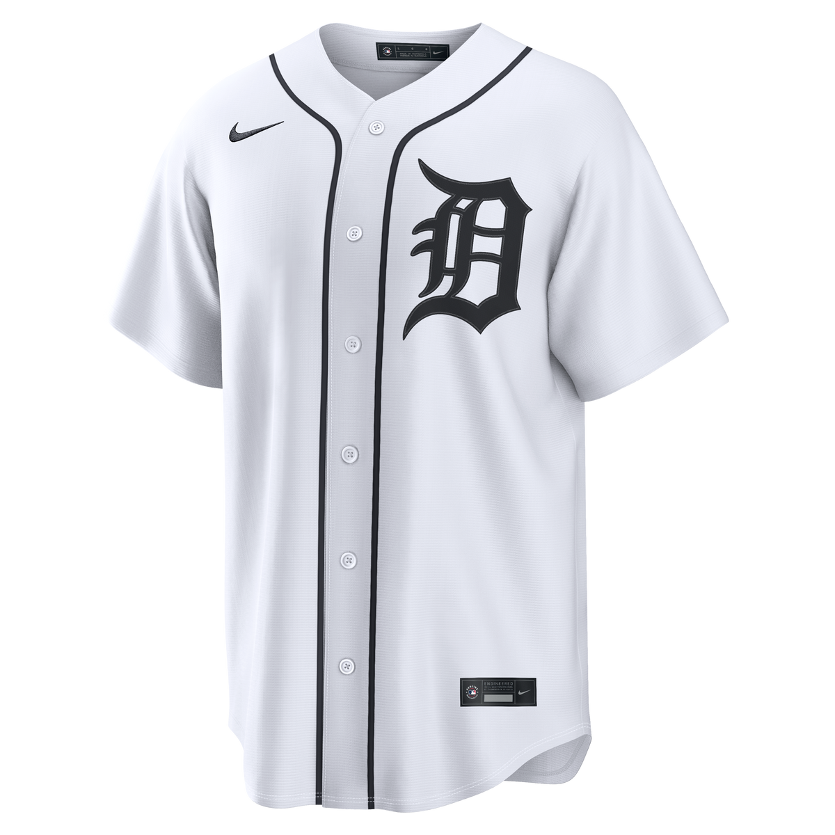 Men's  Detroit Tigers Tarik Skubal Nike White Home Replica Jersey