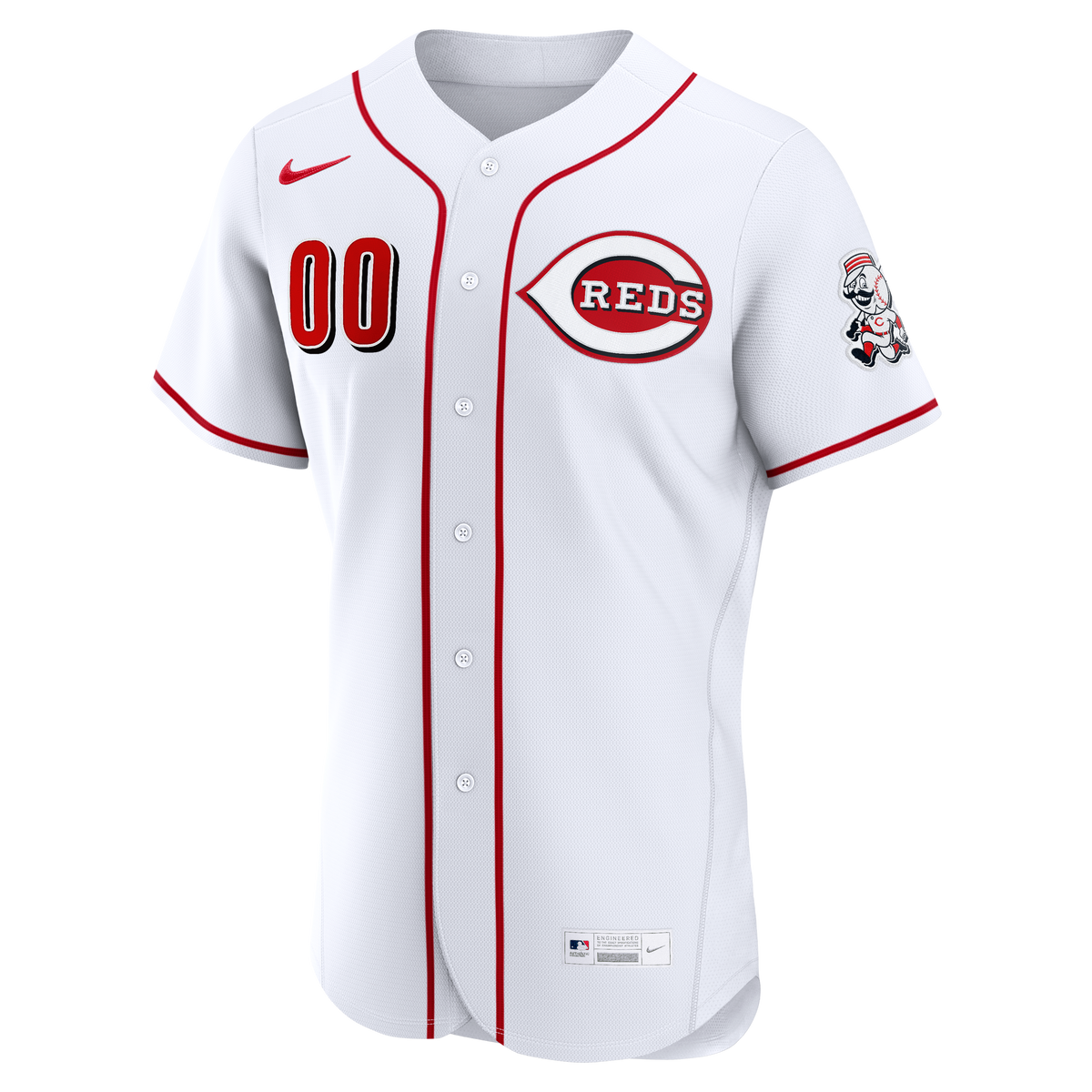 Men's Cincinnati Reds Nike White Home Authentic Custom Jersey