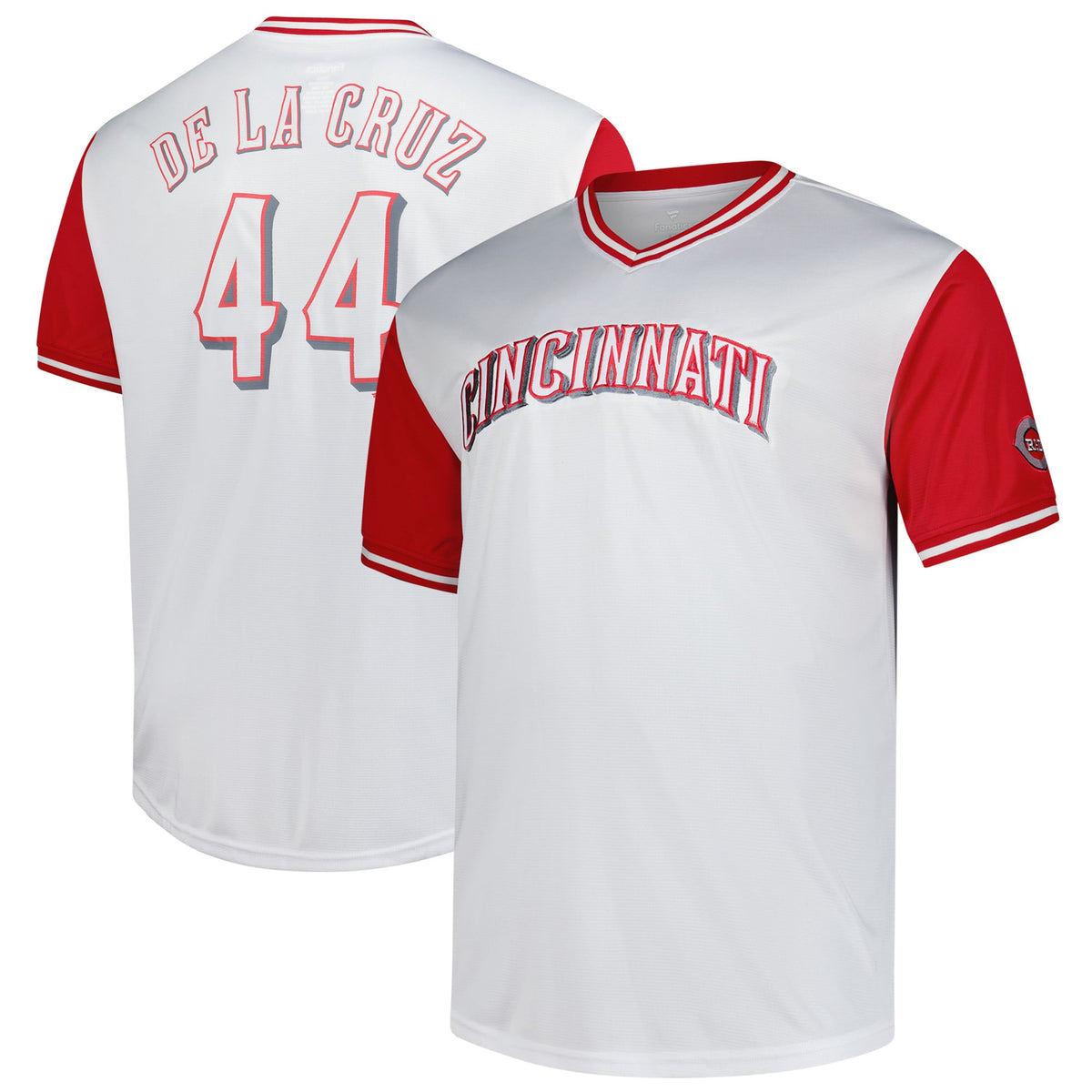 Men's Cincinnati Reds Elly De La Cruz Profile White Big & Tall Name & Number Jersey
