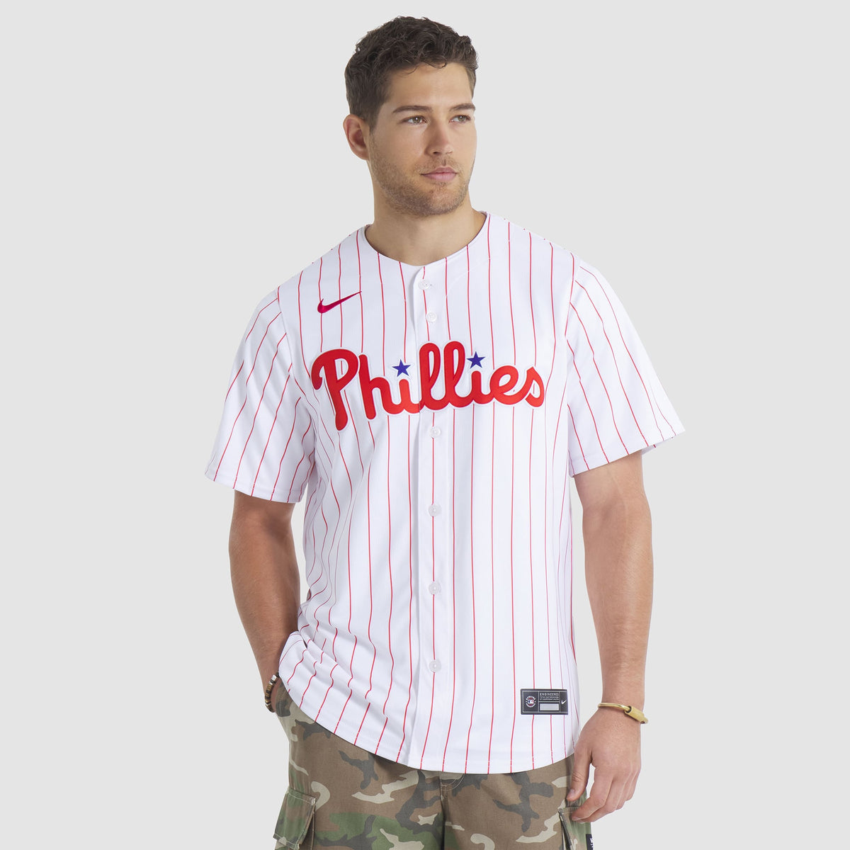 Men's Philadelphia Phillies Bryce Harper Nike Gray Road Limited Player Jersey