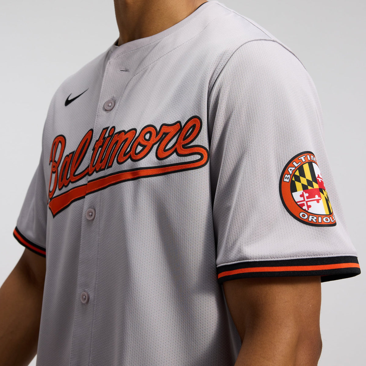 Men's Baltimore Orioles Nike Gray Road Limited Jersey