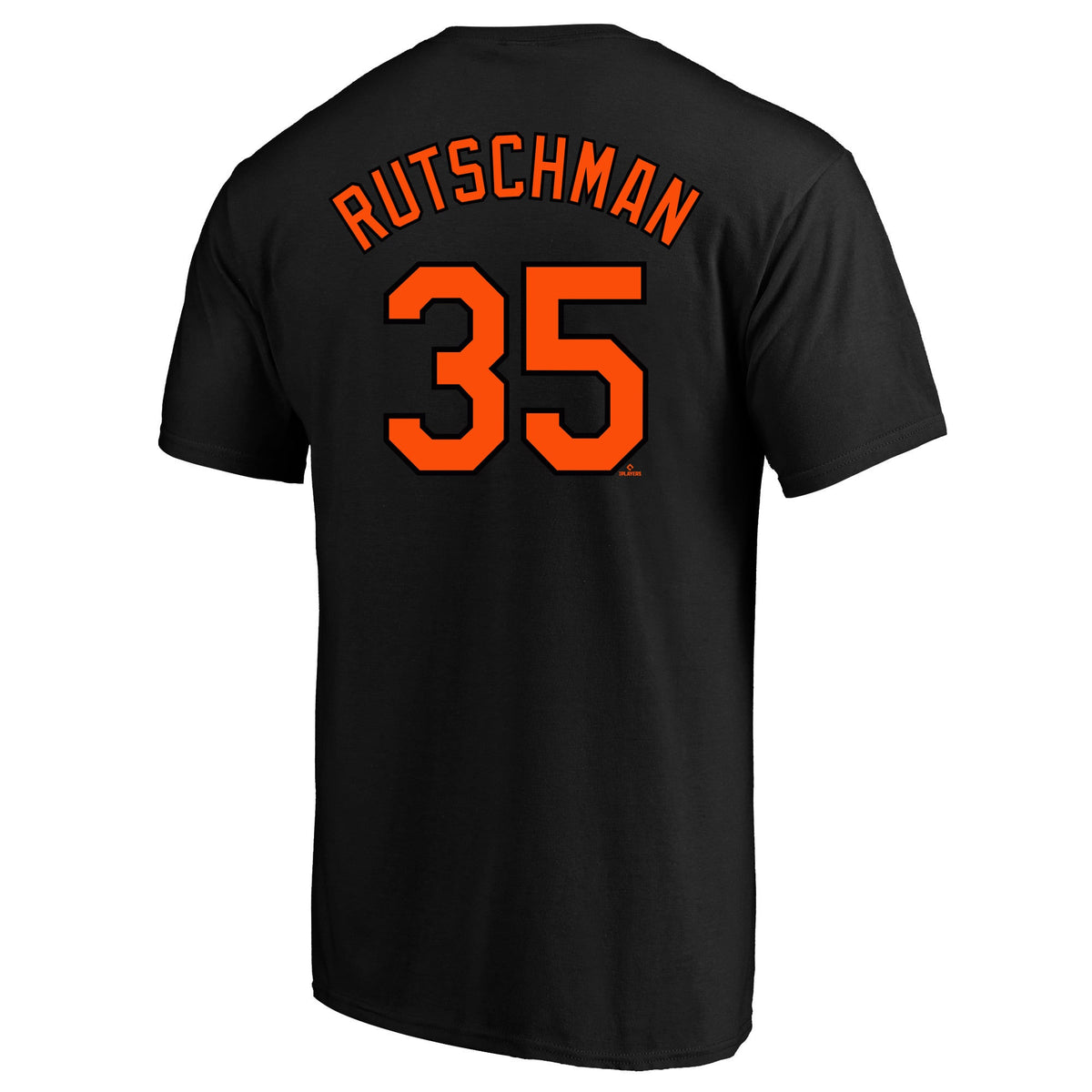 Men's Baltimore Orioles Adley Rutschman Fanatics Black Big & Tall Name & Number T-Shirt