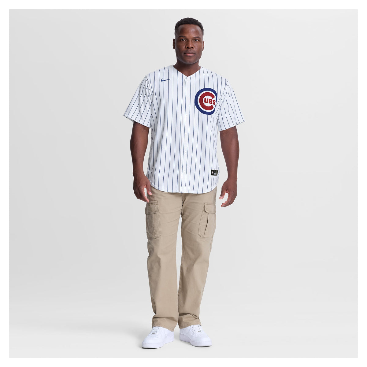 Men's Chicago Cubs Carson Kelly Nike White Home Replica Jersey