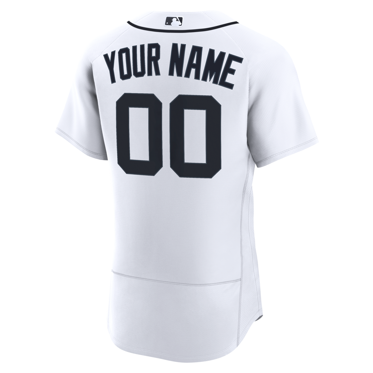 Men's Detroit Tigers Nike White Home Authentic Custom Jersey