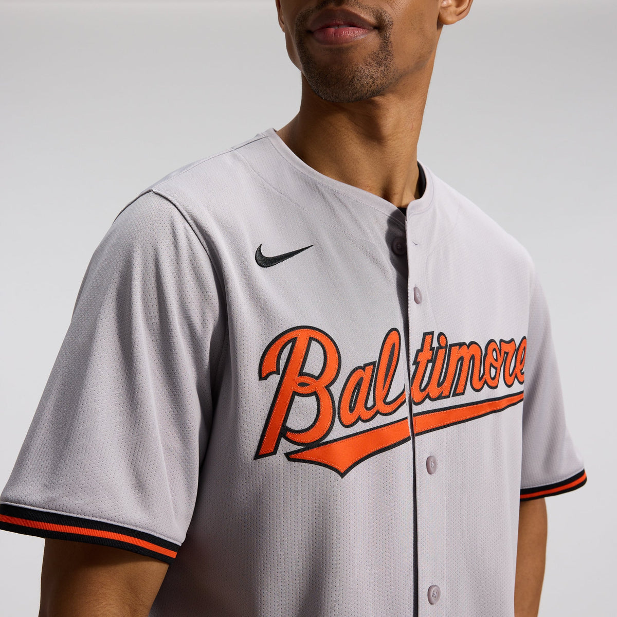 Men's Baltimore Orioles Nike Gray Road Limited Jersey