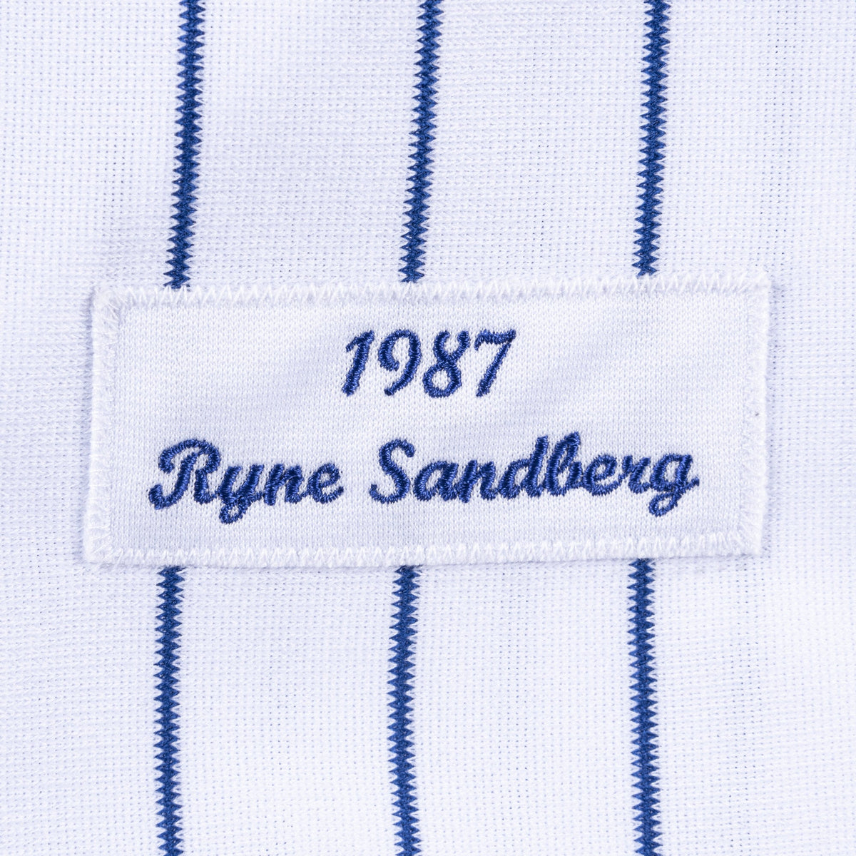 Men's Chicago Cubs Ryne Sandberg White Cooperstown Collection 1987 Authentic Player Jersey