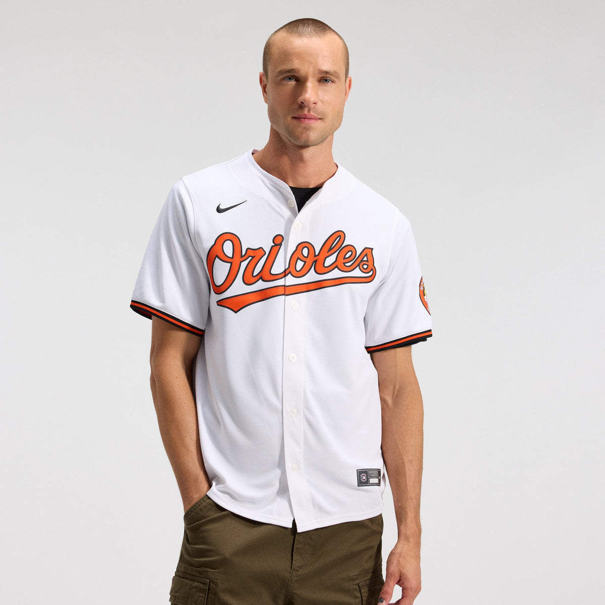 Men's Baltimore Orioles Nike Gray Road Limited Jersey