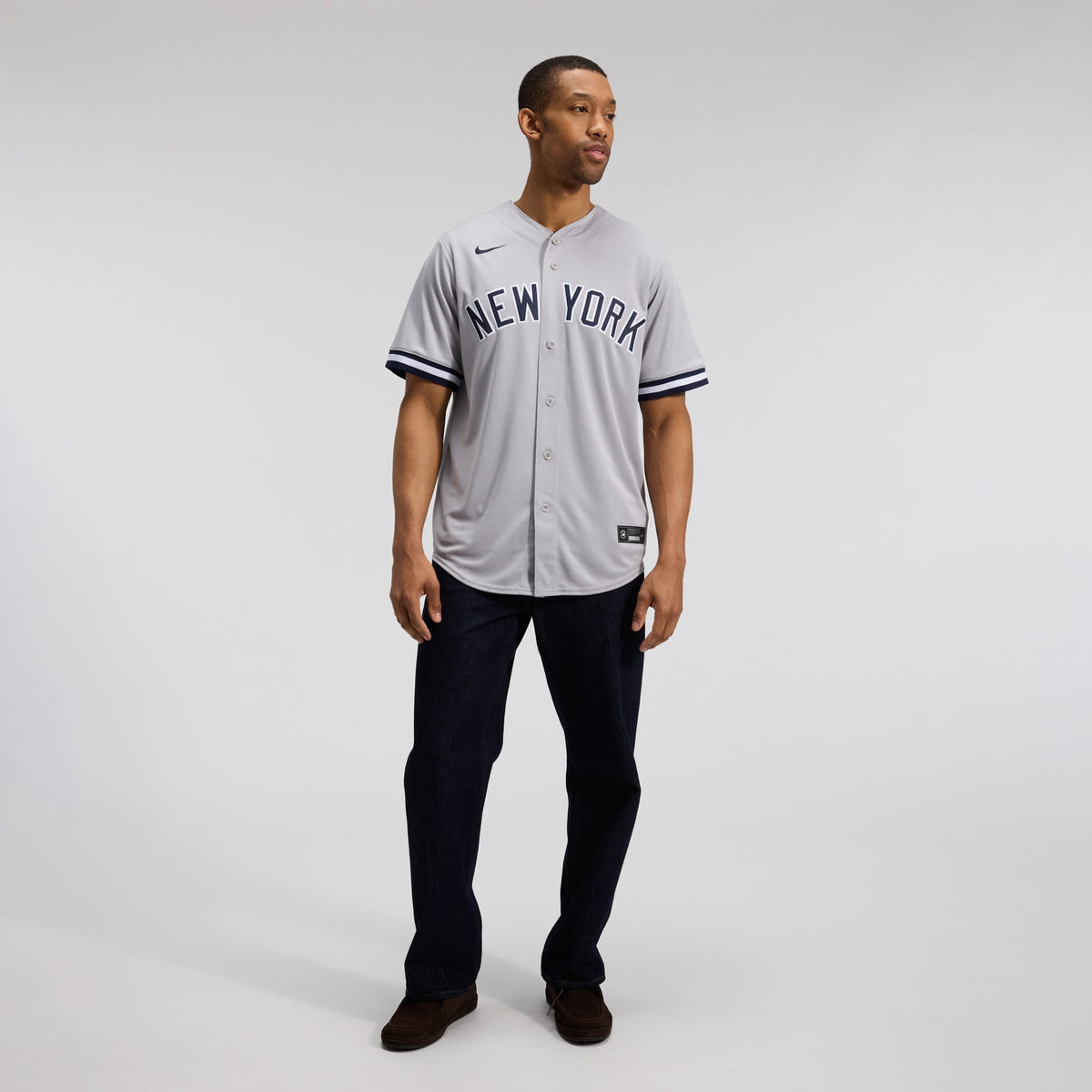 Men's New York Yankees Anthony Volpe Nike Gray Road Replica Jersey