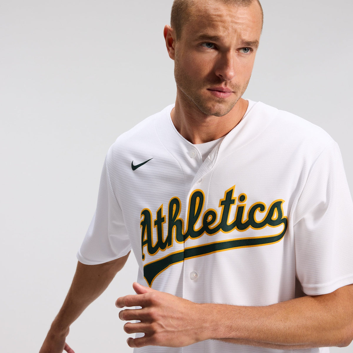 Men's Athletics Nike White Home Replica Team Jersey