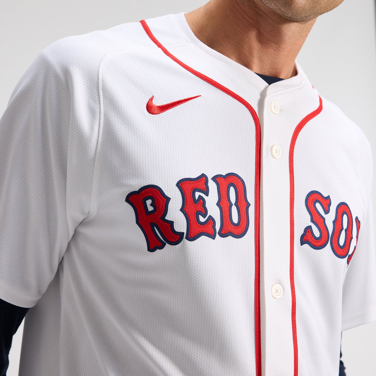 Men's Boston Red Sox Nike White Home Limited Jersey