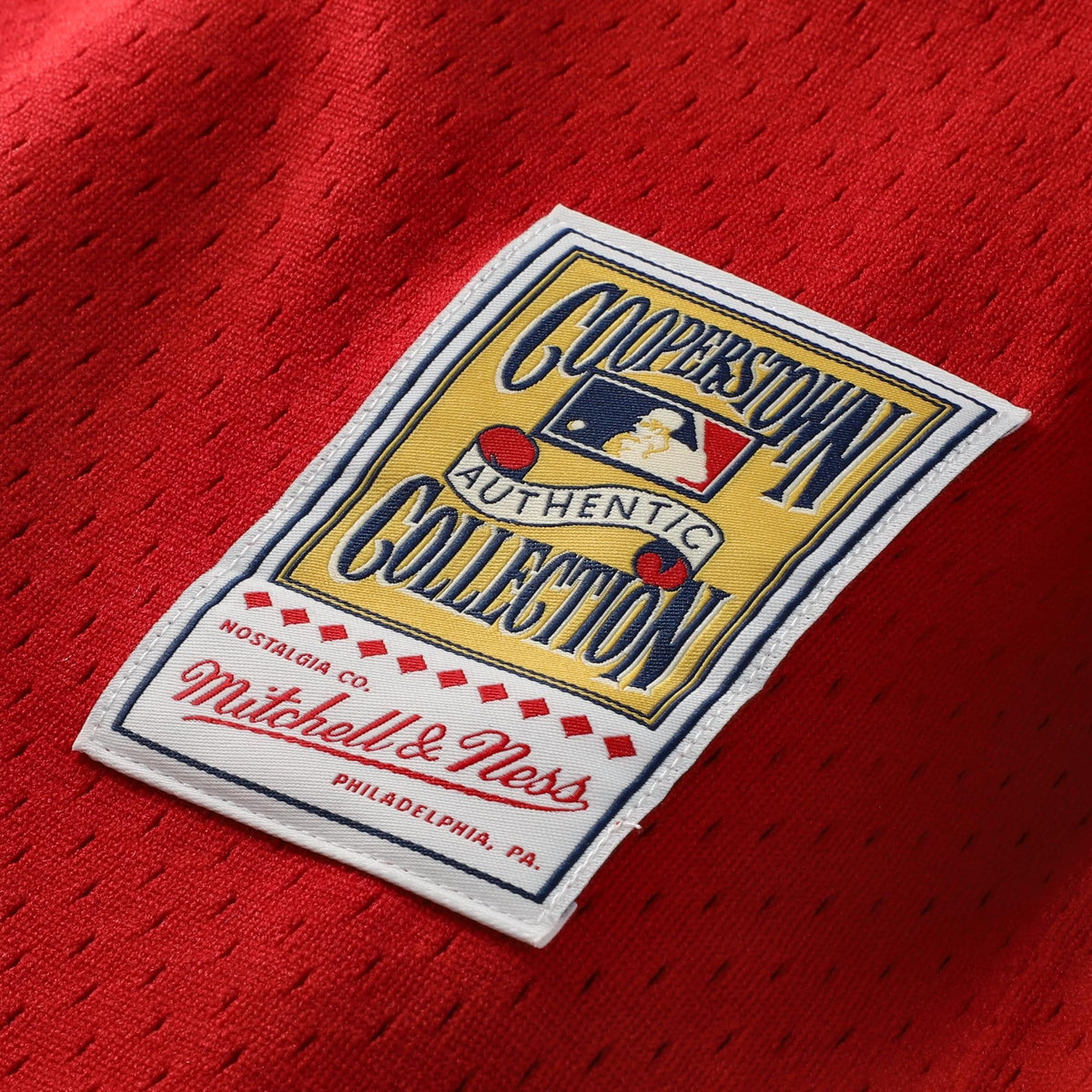 Men's Cincinnati Reds Johnny Bench Mitchell & Ness Red Cooperstown Collection Big & Tall Mesh Batting Practice Jersey
