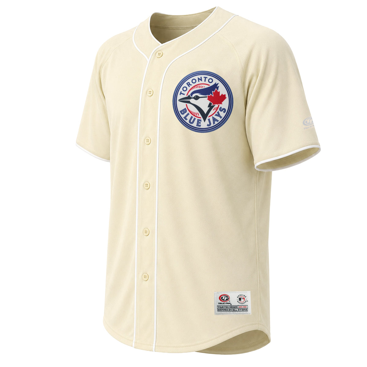 Men's Toronto Blue Jays Stitches Cream Fashion Jersey