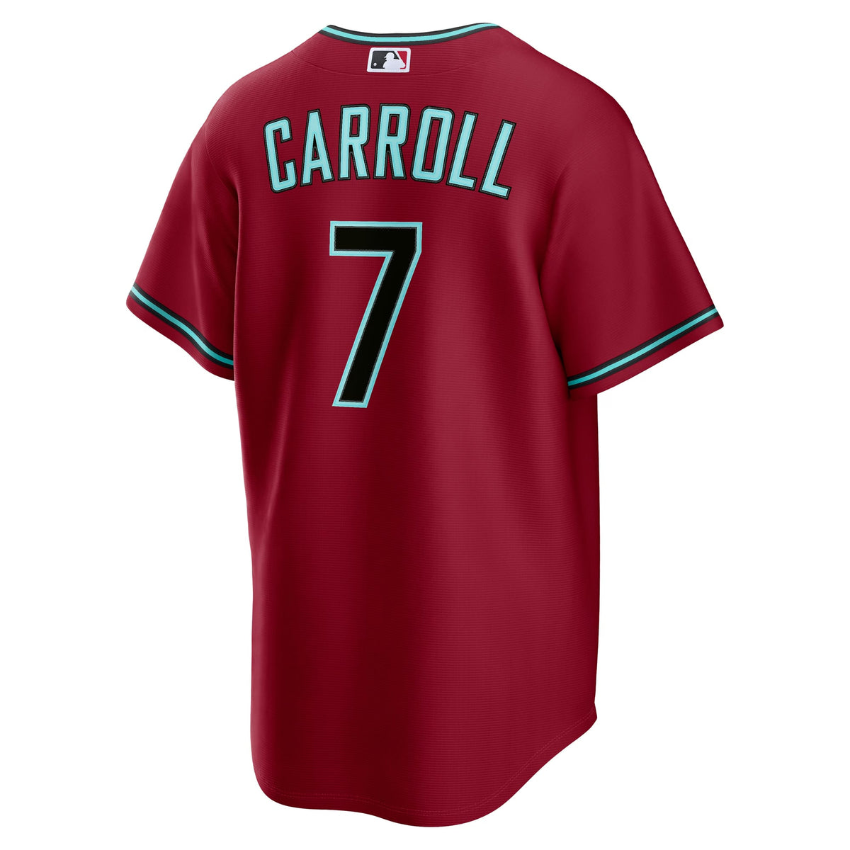 Men's Arizona Diamondbacks Corbin Carroll Nike Black Alternate Replica Jersey