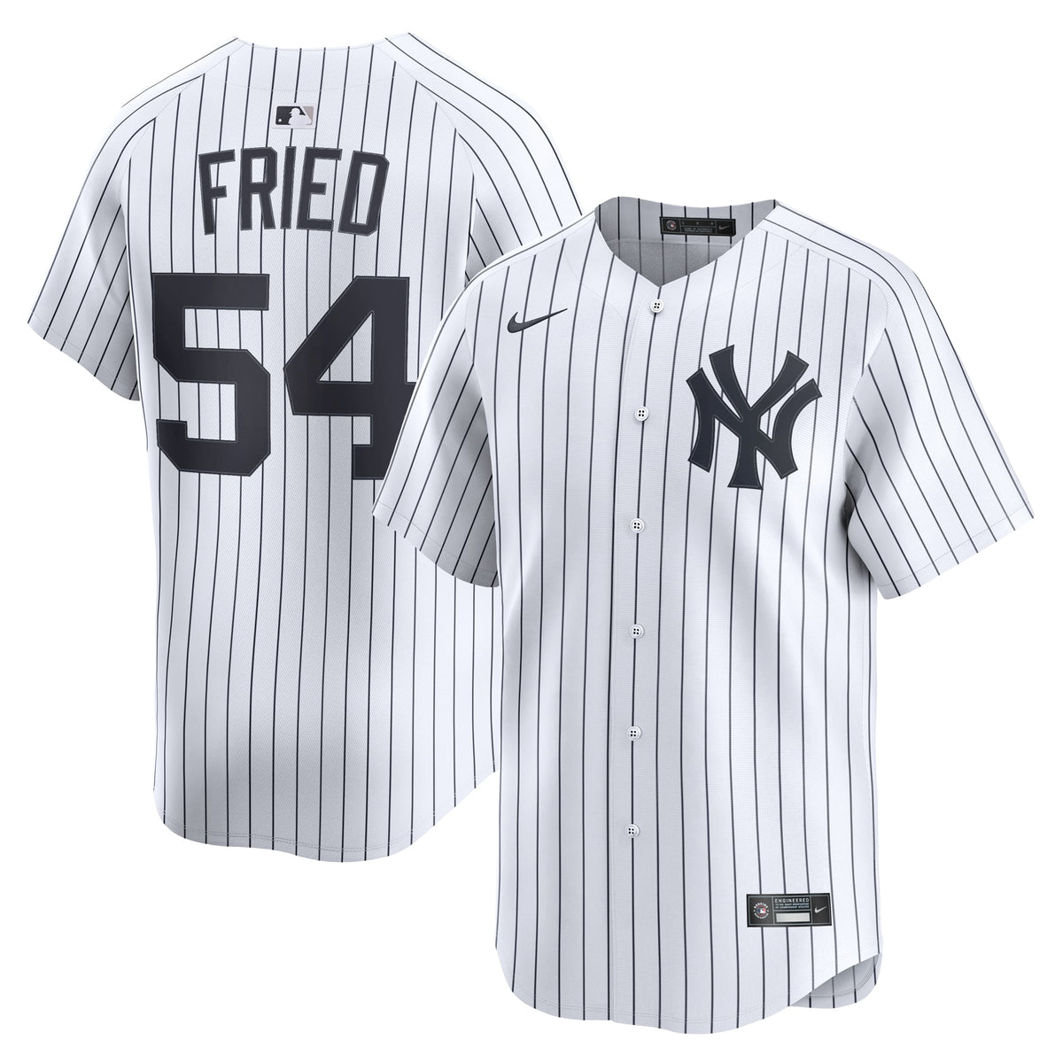 Men's New York Yankees Max Fried Nike Gray Road Limited Player Jersey