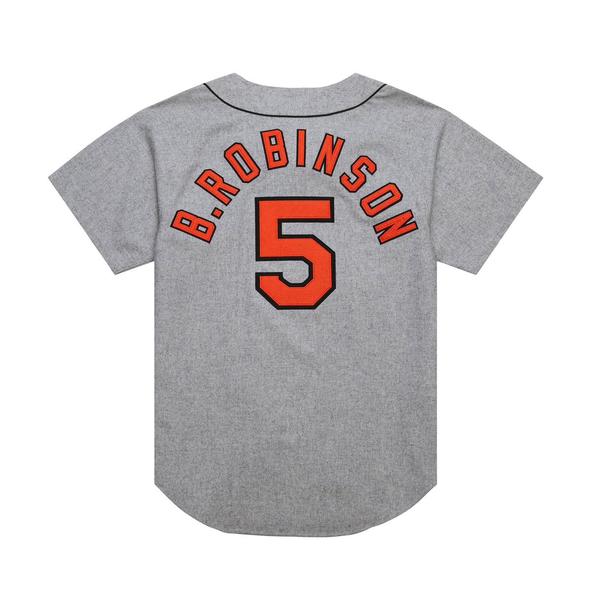 Men's Baltimore Orioles Brooks Robinson Mitchell & Ness Gray Cooperstown Collection 1966 Authentic Jersey