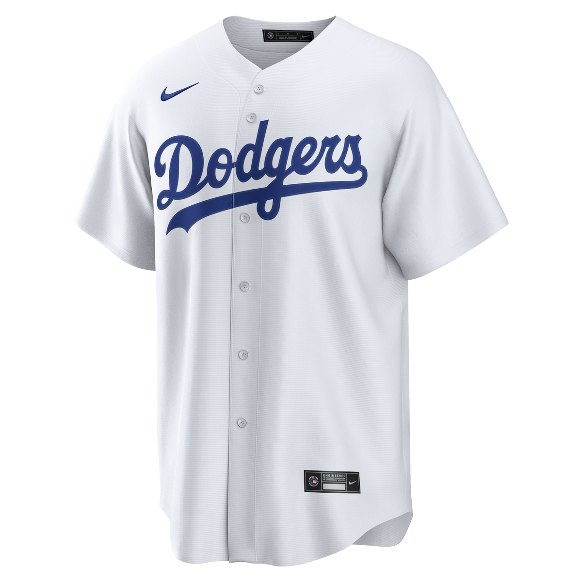 Men's Los Angeles Dodgers Teoscar Hernández Nike White Home Replica Jersey
