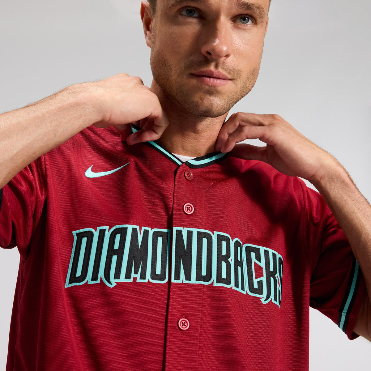 Men's Arizona Diamondbacks Corbin Carroll Nike Crimson Alternate 2 Replica Jersey