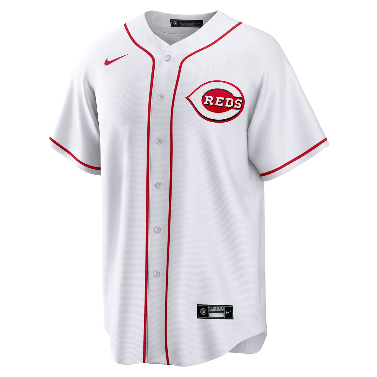Men's Cincinnati Reds Will Benson Nike White Home Replica Jersey