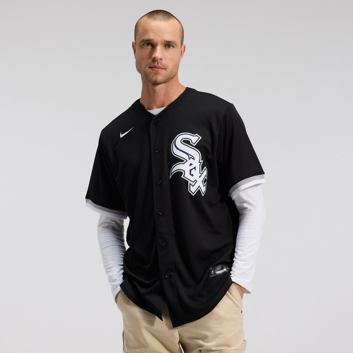 Men's Chicago White Sox Nike White Home Replica Team Jersey