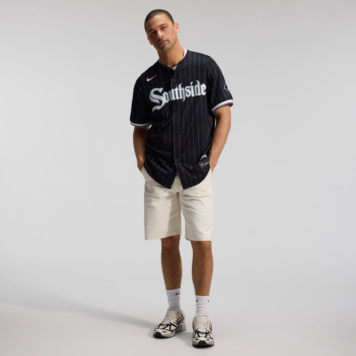 Men's Chicago White Sox Nike Black City Connect Limited Jersey