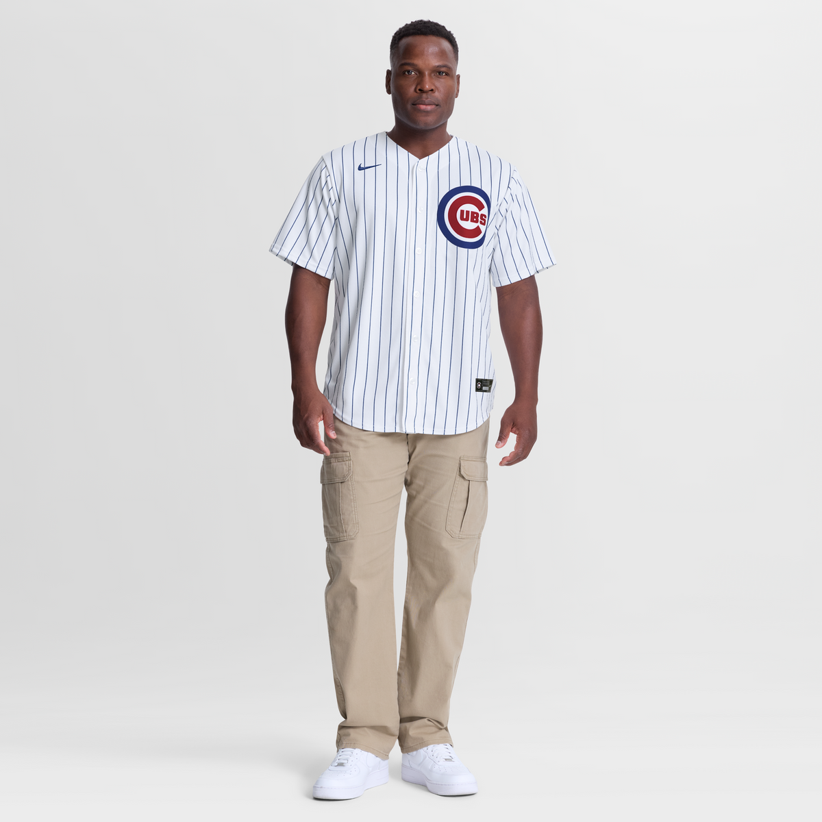 Men's Chicago Cubs Alex Bregman Nike White Home Replica Jersey