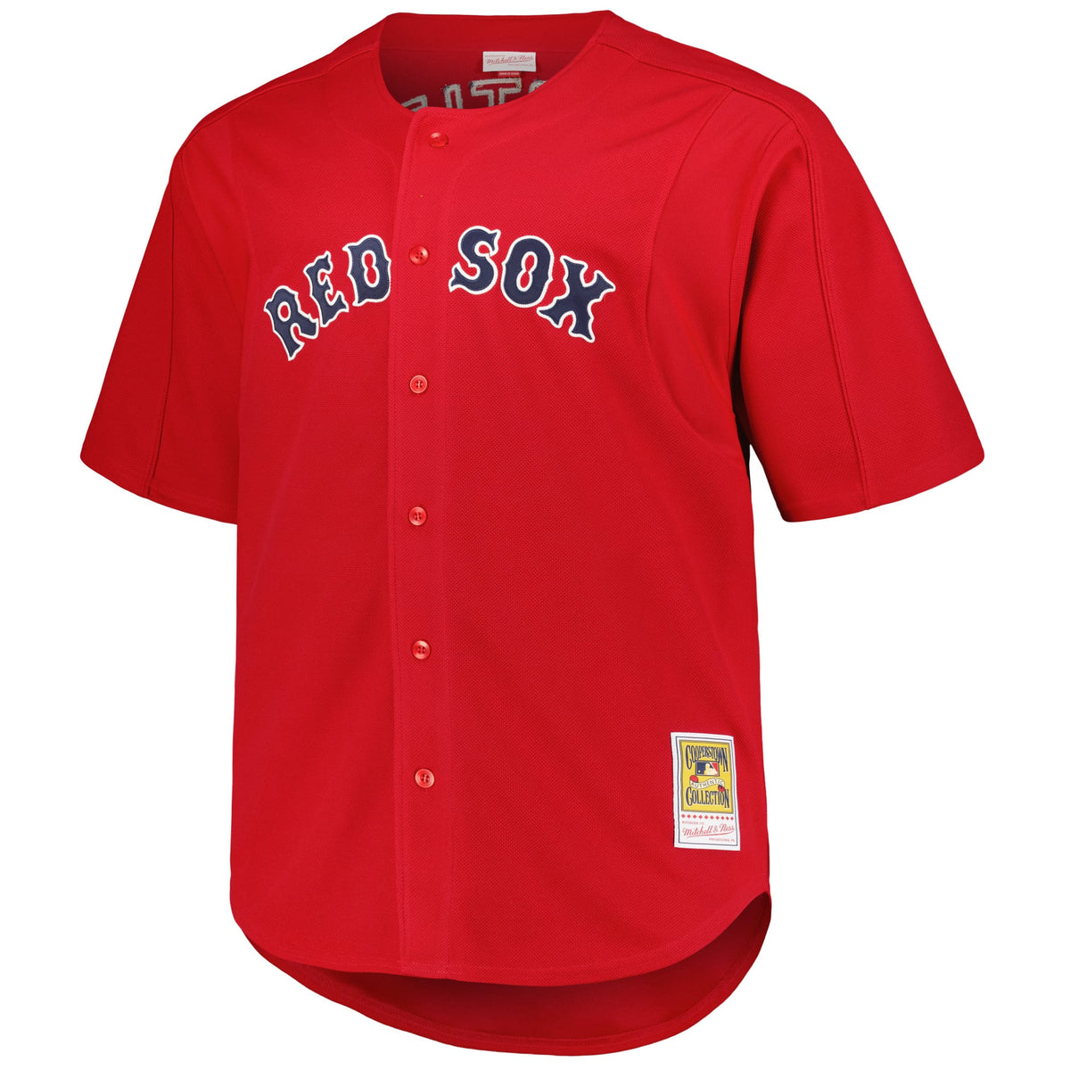 Men's Boston Red Sox David Ortiz Mitchell & Ness Kelly Green Big & Tall Cooperstown Collection Mesh Batting Practice Jersey