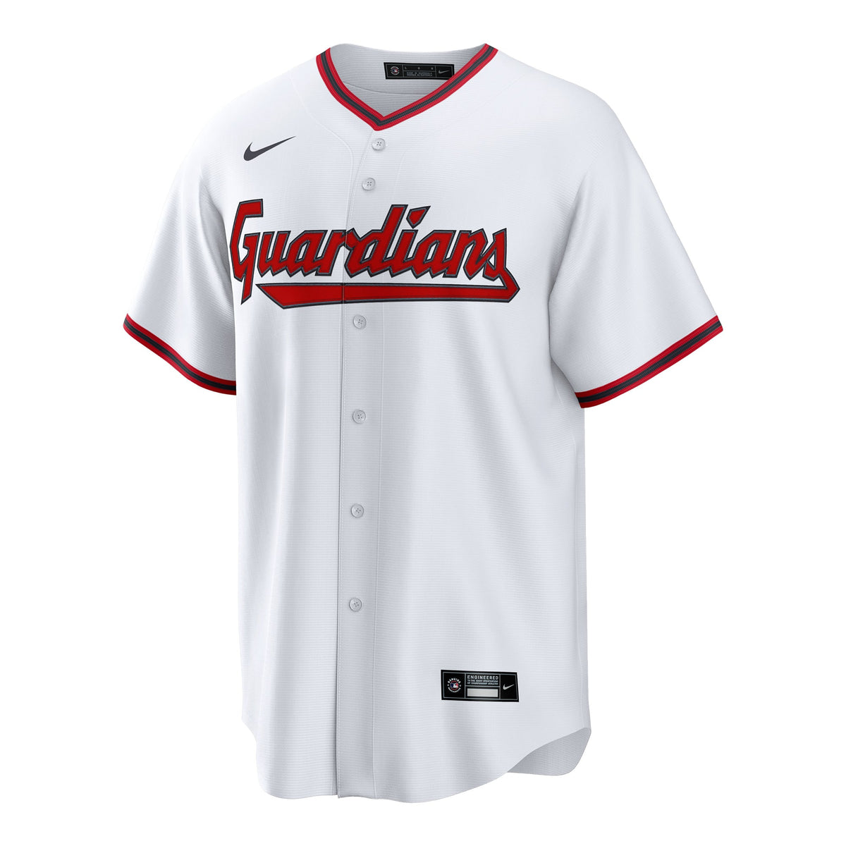 Men's Cleveland Guardians Chase DeLauter Nike White Home Replica Jersey