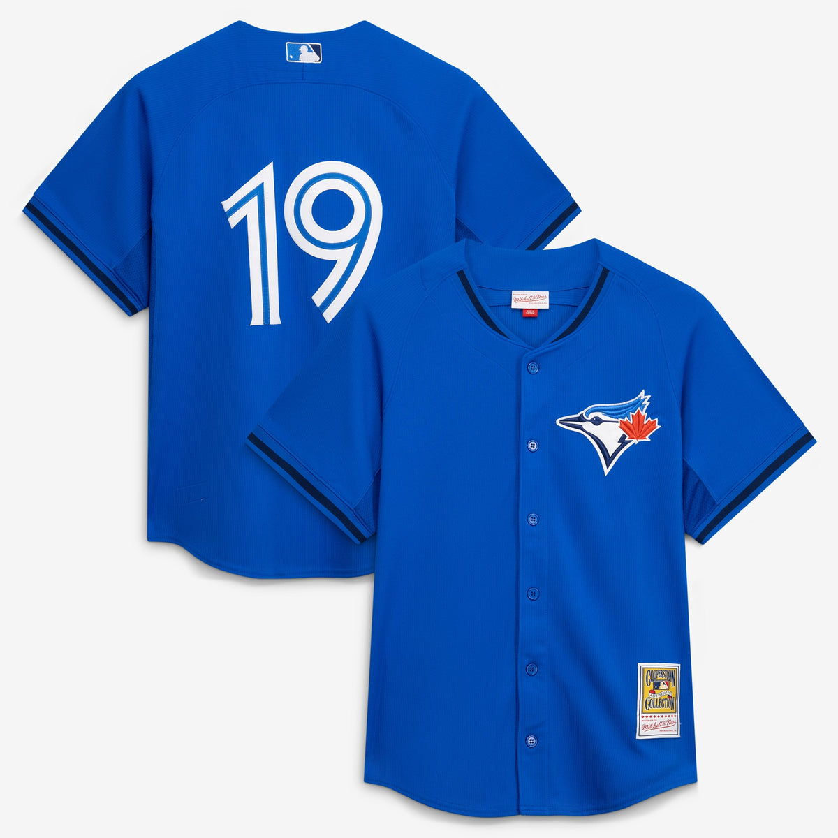 Men's Toronto Blue Jays Jose Bautista Mitchell & Ness Royal Authentic Batting Practice Jersey