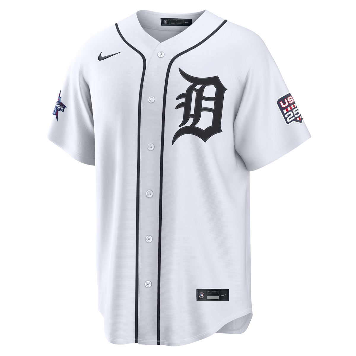 2026 All-Star Edition Stars & Stripes Men's Detroit Tigers Riley Greene Nike White Stadium Jersey