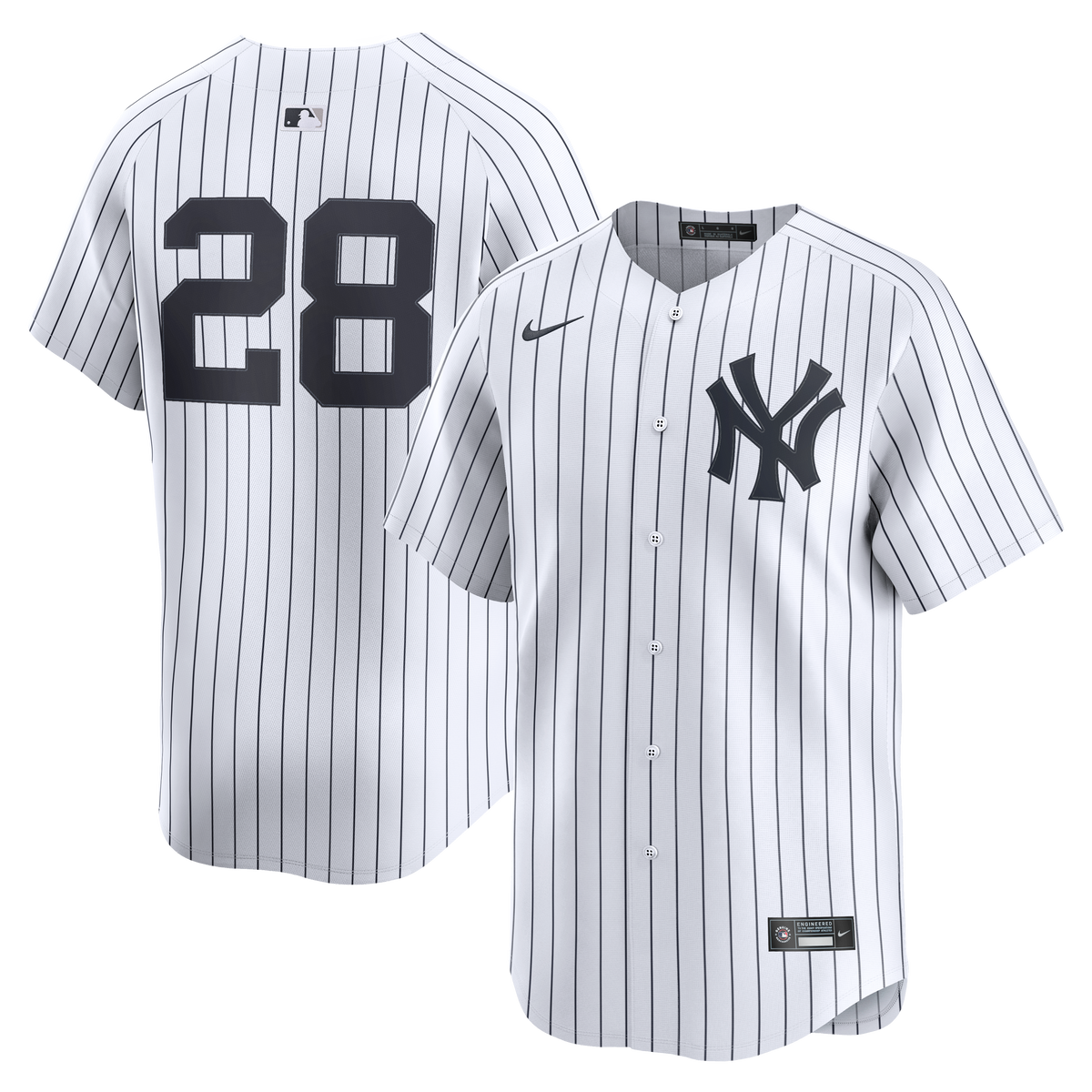 Men's New York Yankees Austin Wells Nike White Home Limited Player Jersey