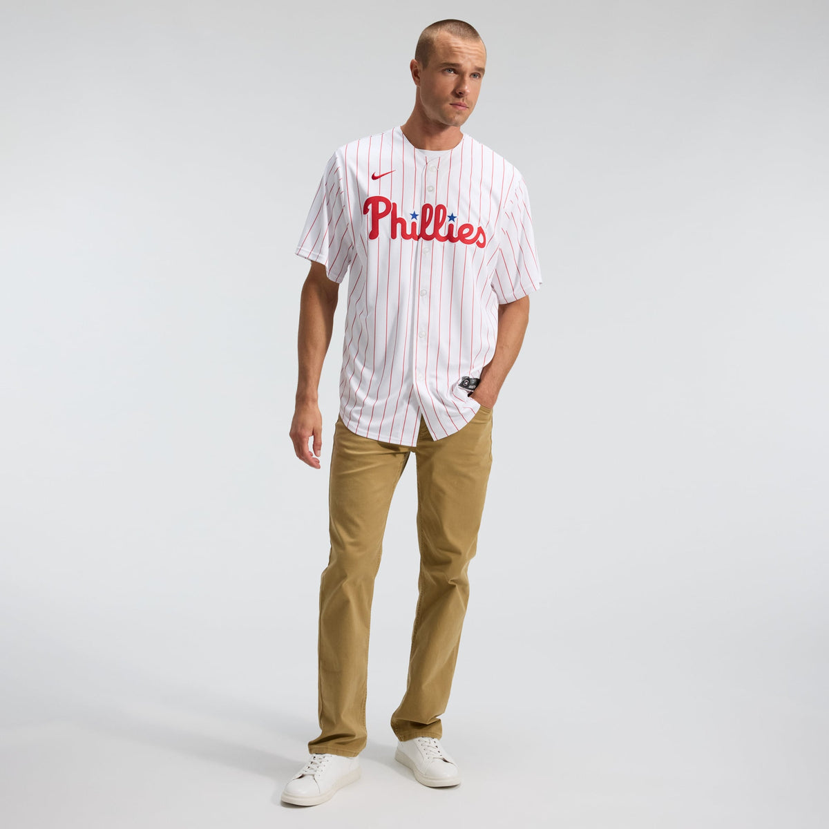 Men's Philadelphia Phillies Nike White Home Replica Team Jersey
