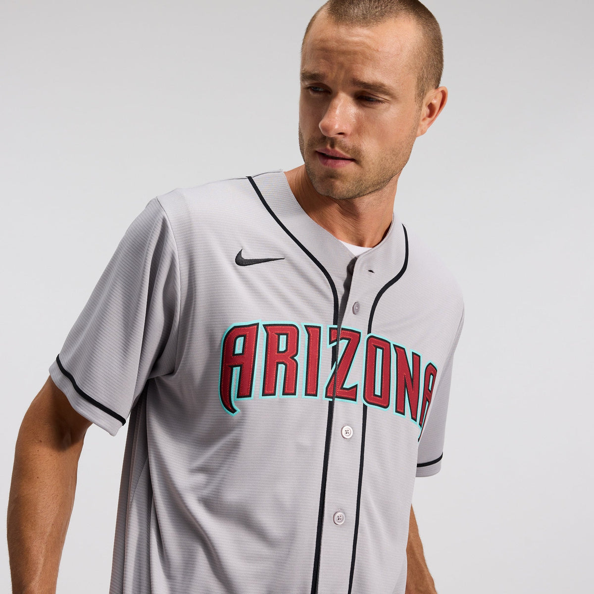 Men's Arizona Diamondbacks Corbin Carroll Nike Black Alternate Replica Jersey
