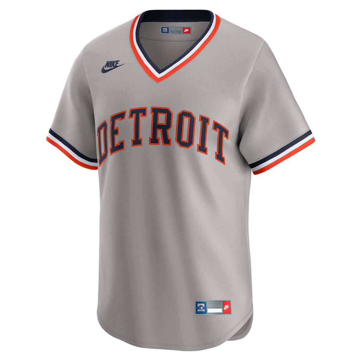 Men's Detroit Tigers Nike Gray Cooperstown Collection Limited Jersey